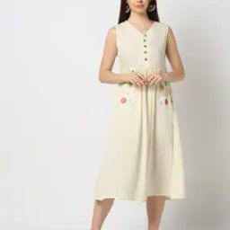 Women Printed A-Line Dress-image-22