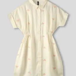 rio girls Girls Floral Embroidered Shirt Dress-picture-34