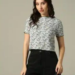 Women Floral Print Regular Fit Top-picture-11
