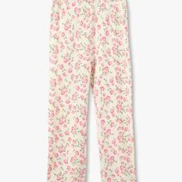 Girls Floral Print Leggings-46