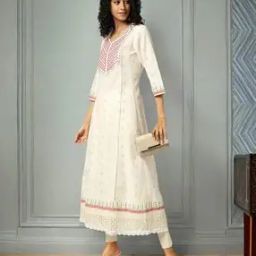 Women Embroidered A-Line Dress-image-21