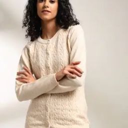 Women Ribbed Cardigan-image-74