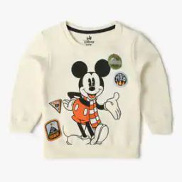 Mickey Mouse Print Regular Fit Sweatshirt-picture-31