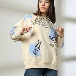Women Graphic Print Oversized Hoodie-picture-27