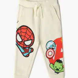 Avengers Print Regular Fit Joggers-image-56
