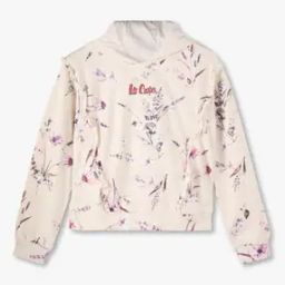 Girls Floral Print Regular Fit Hoodie-picture-25