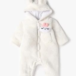 inf frendz Girls Fur Hooded Romper-picture-38