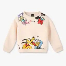 Girls Mickey Mouse Print Regular Fit Sweatshirt-picture-11