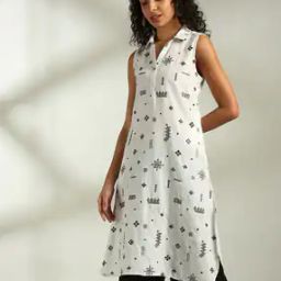 Women Printed Straight Kurta-image-10