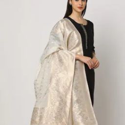 Women Chanderi Brocade Dupatta-14