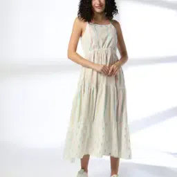 fusion Women Printed Tiered Dress-picture-11