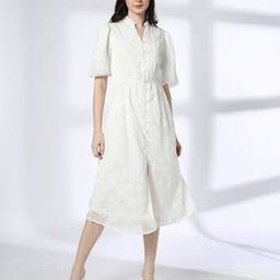 fig Women Floral Print Fit & Flare Dress-picture-45