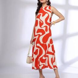 Women Printed A-Line Dress-image-94