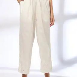 Women Striped Palazzos with Elasticated Waist-picture-12