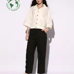 Women Regular Fit Shirt with Patch Pocket-image-69