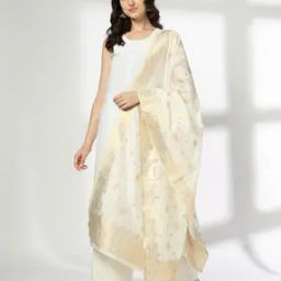 Women Dupatta with Woven Motifs-picture-16