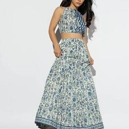 Floral Print Fitted Crop Top-picture-2