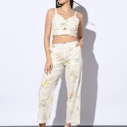 Floral Print Flex Pants-image-86