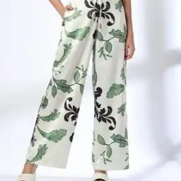 fig Women Printed High-Rise Relaxed Fit Trousers-picture-24