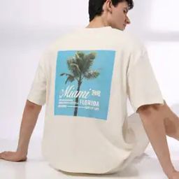 Men Graphic Print Boxy Fit Crew-Neck T-Shirt-image-21