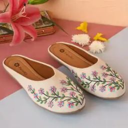 Women Embroidered Slip-On Mules-9