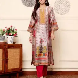 Women Floral Printed Gota Embellished Flared Trouser Dupatta-image-41