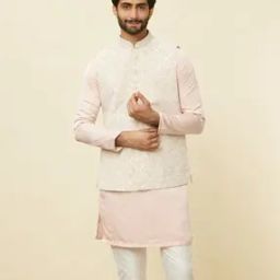 Men Regular Fit Sleeveless Nehru Jacket-image-77