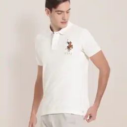 Slim Fit Polo T-Shirt with Embroidered Logo-image-4