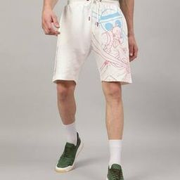 Men Cartoon Print Regular Fit Shorts-image-72