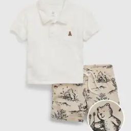 Linen Slim Fit T-Shirt and Short Set-image-24