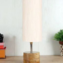 Wooden Table Lamp with Shade-image-22