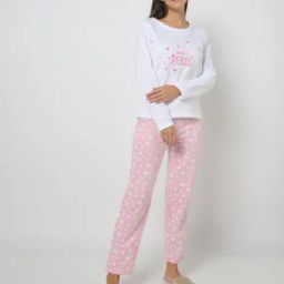 Fleece Pyjama & T-shirt Set-image-39