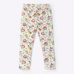 Mickey Donald Goofy Print Leggings-image-25