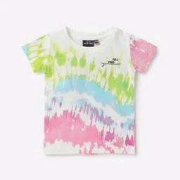 Tie & Dye Print Crew-Neck T-shirt-image-67