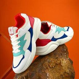 Men Mid-Top Running Shoes with Lace Fastening-image-19