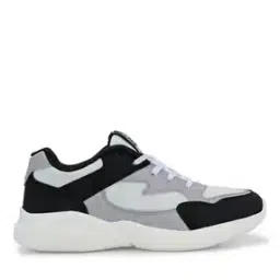 Men Knitted Running Shoes with Lace Fastening-image-7