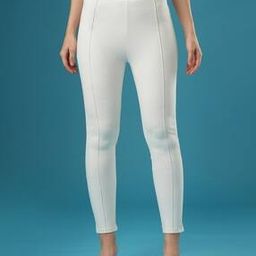 Women Skinny Fit Jeggings with Elasticated Waistband-image-56