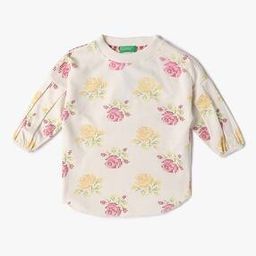 Girls Floral Print Regular Fit Top-picture-11