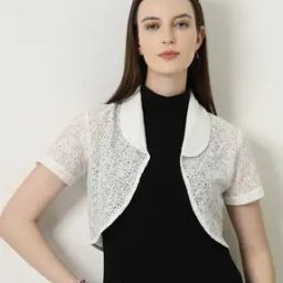 Women Relaxed Fit Shrug-46