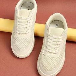 Lace-Up Sneakers with PU Upper-37