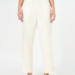 honey by pantaloons Women Flat-Front Straight Fit Pants -picture-7