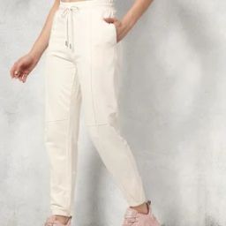 Women Panelled Regular Fit Joggers-image-41