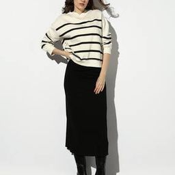 Horizontal Striped Loose Fit Sweatshirt-picture-32