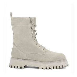 Round-Toe Ankle-Length Lace-Up Boots-6