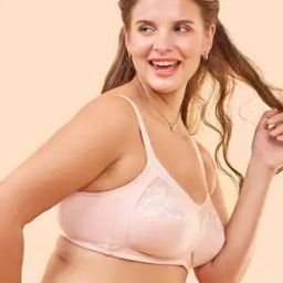 Non-Padded Non-Wired Full-Coverage Bra-image-25