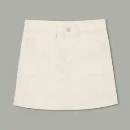 Girls Cotton Straight Skirt-image-10
