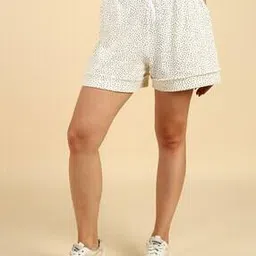 zelena Women Polka-Dot Mini Shorts-picture-31