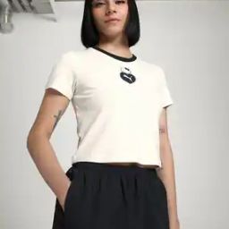 Women Graphic Slim Fit T-shirt-image-38