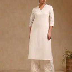 Women Embroidered Straight Kurta-image-42