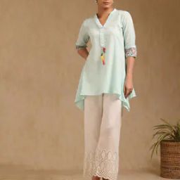 Women Embroidered Straight Fit Pants-picture-31